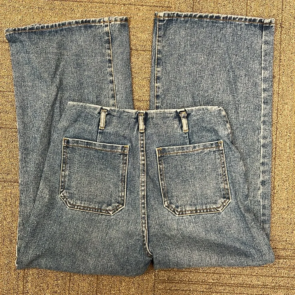 Rubie's Classic Blue Wide Leg Jeans Size 3 - Picture 5 of 6